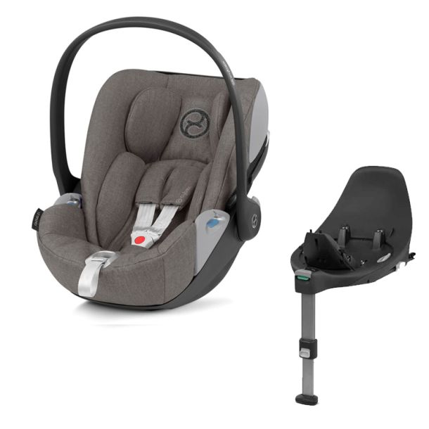Παιδικό κάθισμα αυτοκινήτου CYBEX Cloud Z i-Size PLUS Soho Grey με βάση Base Z και <b>ΔΩΡΟ</b> Snogga Mini Ποδόσακο