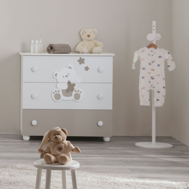 Συρταριέρα PALI Orsone Tortora 94x50x92cm