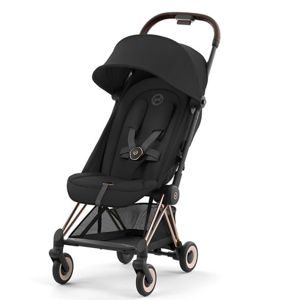 Βρεφικό καρότσι CYBEX Coya Rosegold Frame Sepia Black