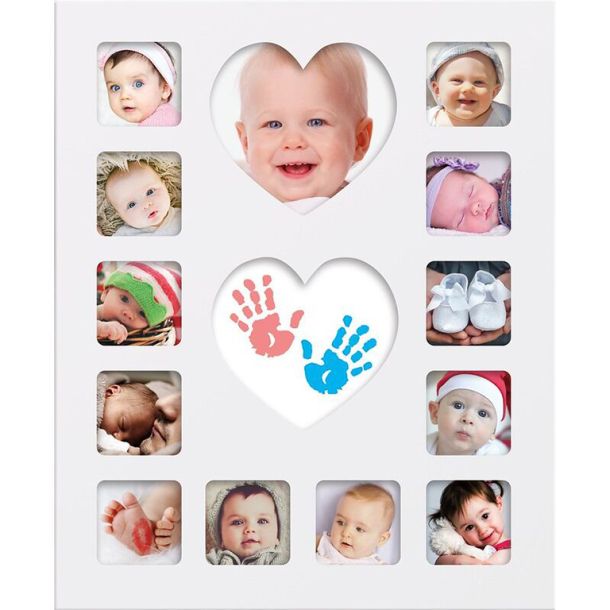 DOOKY Κορνίζα με φωτογραφίες μωρού 29.5x36cm DK-130016
