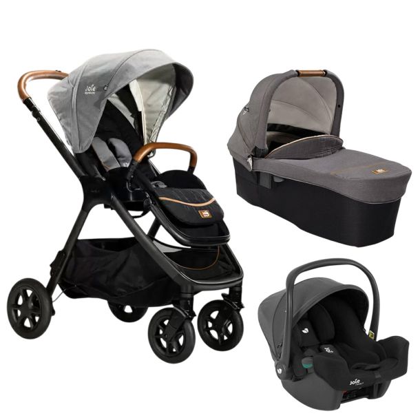 Βρεφικό Trio Set JOIE Finiti Carbon Signature Με κάθισμα Ι-Snug 2 Shale