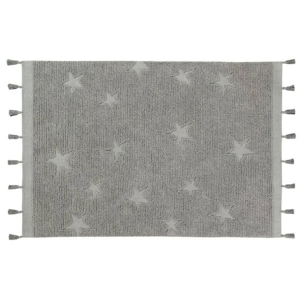 LORENA CANALS  Χαλί δωματίου Hippy Stars Grey 120 x 175 εκ LΟR-C-ΗΙ-SΤ-GRΕΥ