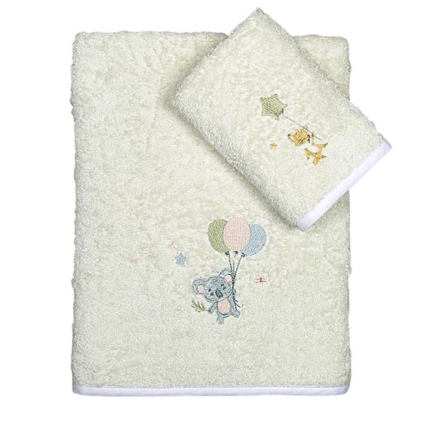Βρεφικές Πετσέτες (Σετ 2τμχ) NIMA Jouer 30 x 50 + 70 x 140 36060