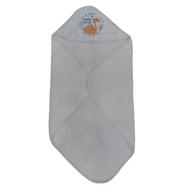 Μπουρνούζι - κάπα (0-12 μηνών) BONJOUR BEBE Happy Dino 75x75