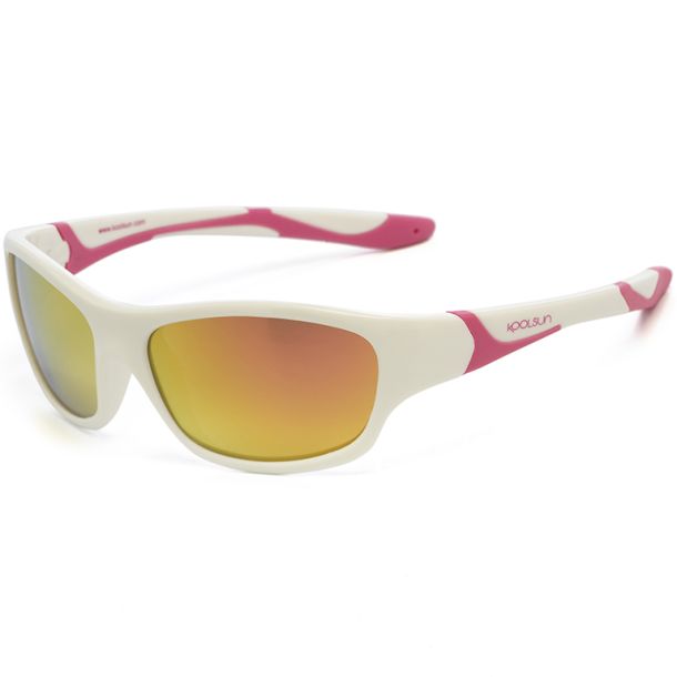 Γυαλιά ηλίου KOOLSUN Sport (3-8 χρονών) Mirror White Hot Pink SPWHHP003