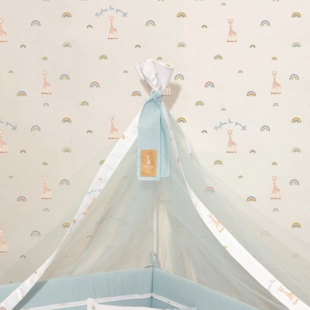 Κουνουπιέρα BABY OLIVER 180x500 Sophie La Girafe Mint 46-6703/503