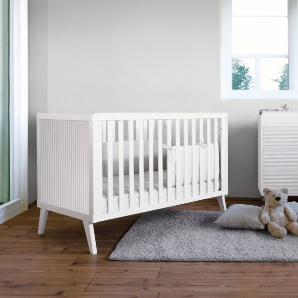 Βρεφικό κρεβατάκι PALI Lab 33 White Για Στρώμα 132x69cm