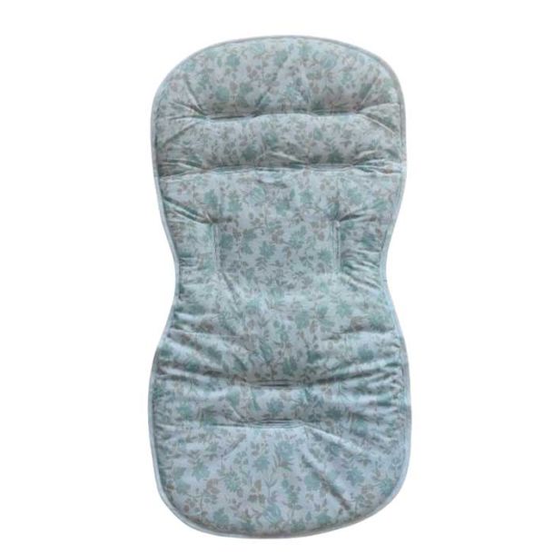 Κάλυμμα καροτσιού NATALINO BEBELINO Mint Flower - Stripes 1719