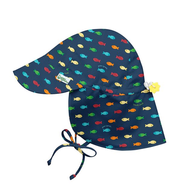 Καπέλο I PLAY Flap Sun Protection Hat Navy Fish Geo IP-10103-4AIX