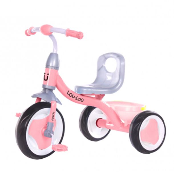 Τρίκυκλο Ποδήλατο με Αποθηκευτικό Χώρο KIKKABOO Padi Pink 31006020134