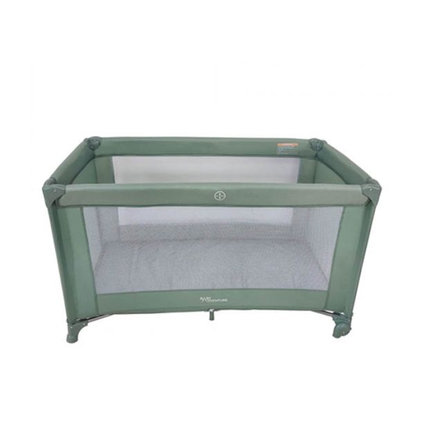 Παρκοκρέβατο BABY ADVENTURE Dream 1 επιπέδου Khaki BR79353