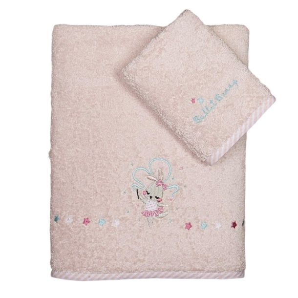Βρεφικές Πετσέτες (Σετ 2τμχ) NIMA Ballet Bunny 30 x 50 + 70 x 140 36059
