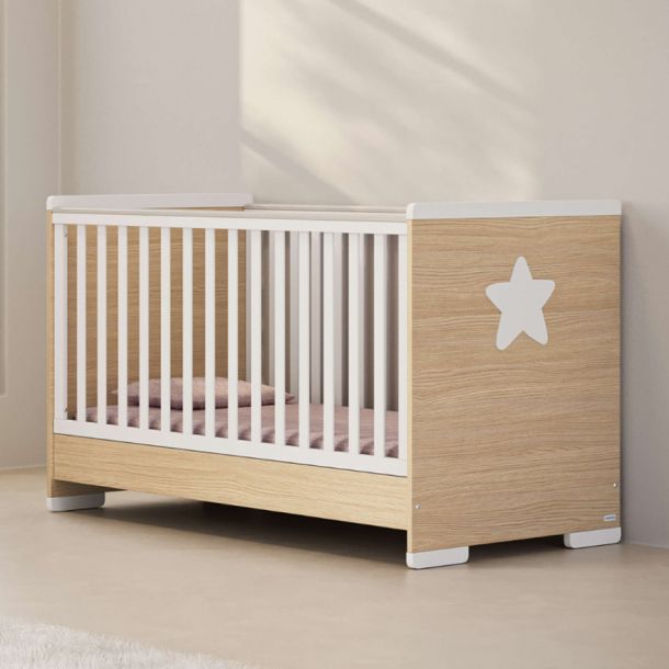 CASABABY Primo Βρεφικό Κρεβάτι Μετατρεπόμενο Σε Προεφηβικό για στρώμα 140x70cm