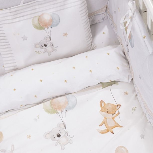 Σετ Παπλωματοθήκη κούνιας 110x145 NIMA Jouer 35590