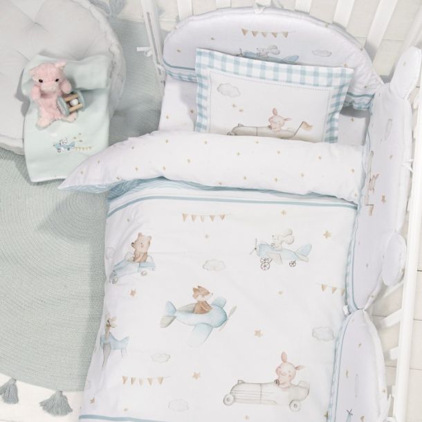 Σετ Παπλωματοθήκη κούνιας 110x145 NIMA Joy Ride 35597