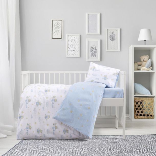 Σετ σεντόνια κούνιας με Λάστιχο 70x130+15 KOCCON Beary 34712