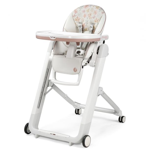 Καρέκλα φαγητού PEG PEREGO Siesta Follow Me, χρώμα Aquarelle με <b>Δώρο το μαξιλαράκι για νεογέννητο Baby Cushion</b>