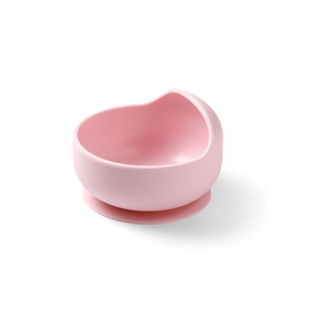 Μπωλ σιλικόνης με βεντούζα BABYONO Pink BN1481/02