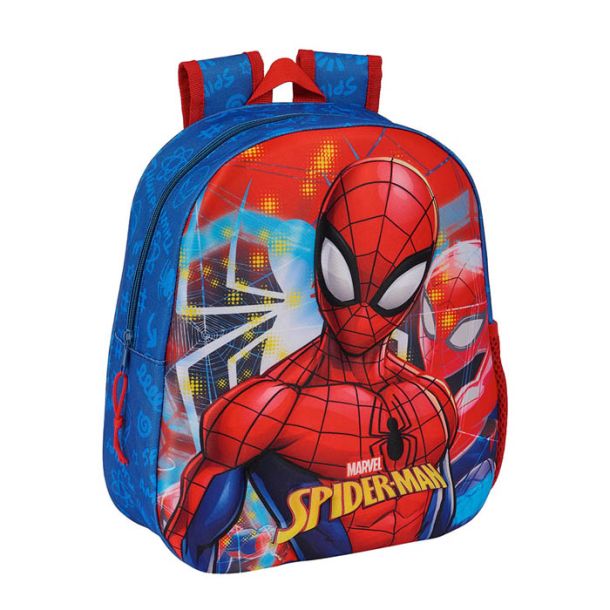 Τσάντα πλάτης 27x10x33 SAFTA 3D Spiderman 622465890