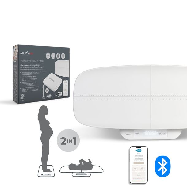 Ψηφιακός Βρεφοζυγός NUVITA 1330 PrimiPesi 2in1 Mum & Baby NU-IBBS0002