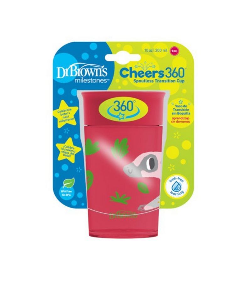 Κύπελλο 300ml DR BROWN\'S Cheers 360, χρώμα φούξια TC01096