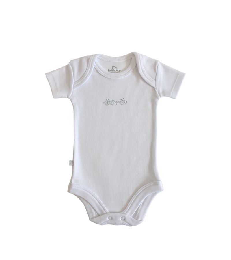 Kοντομάνικα εσώρουχα Funna Baby Little Star, χρώμα κρεμ (σετ 4 τεμαχίων)