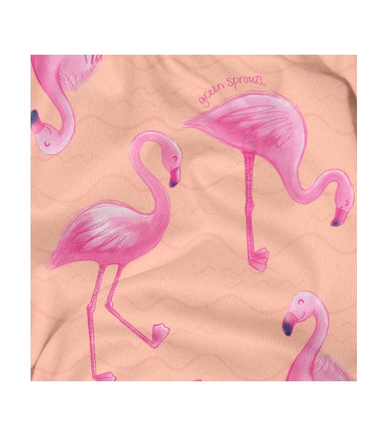 Μαγιό - πάνα GREEN SPROUTS Eco Snap Swim Diaper Coral Flamingos GS-701058-325