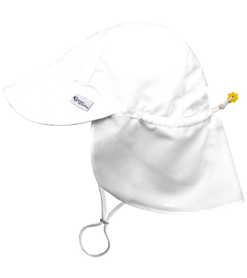 Καπέλο GREEN SPROUTS ECO Flap Hat Sun Protection White GS-747138-012