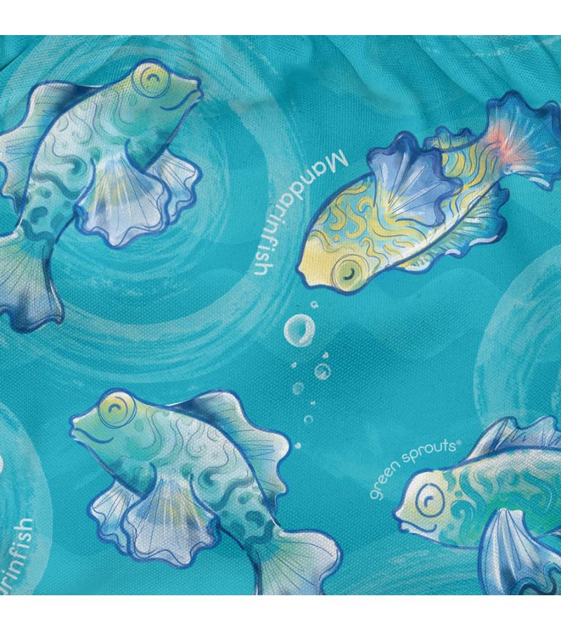 Μαγιό - πάνα GREEN SPROUTS Eco Snap Swim Diaper Aqua Mandarin Fish GS-701058-6027
