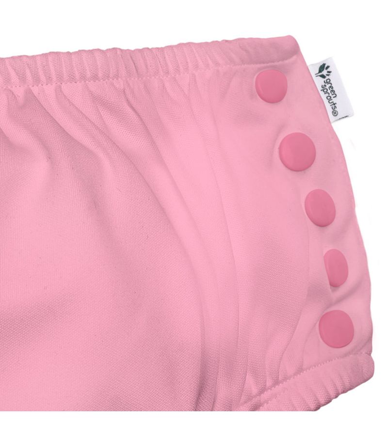 Μαγιό - πάνα GREEN SPROUTS Eco Snap Swim Diaper Solid Light Pink GS-701059-210
