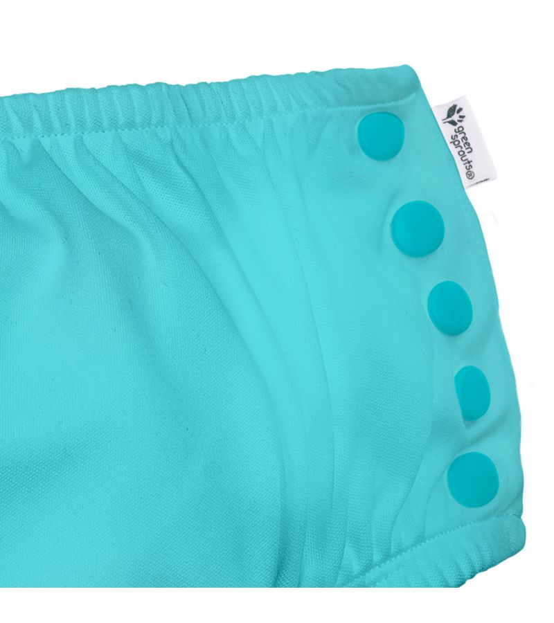 Μαγιό - πάνα GREEN SPROUTS Eco Snap Swim Diaper Solid Aqua GS-701059-678