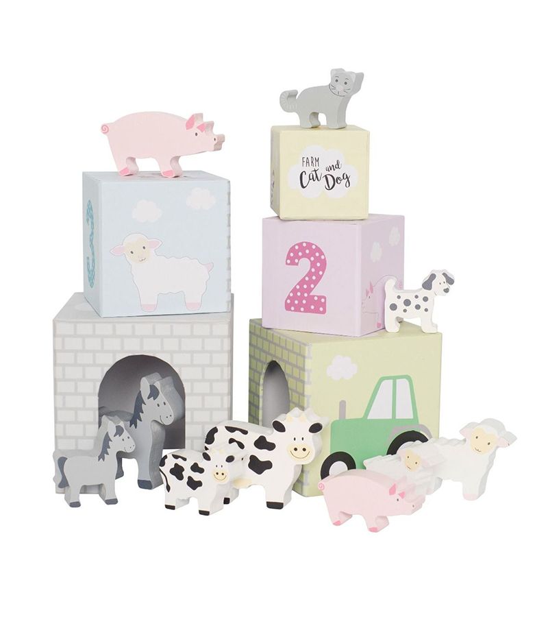 Jabadabado Στοιβαζόμενοι κύβοι Zωάκια από 2 ετών + JB-C2504