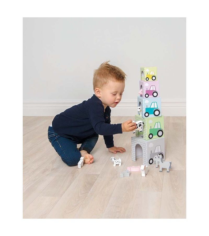 Jabadabado Στοιβαζόμενοι κύβοι Zωάκια από 2 ετών + JB-C2504