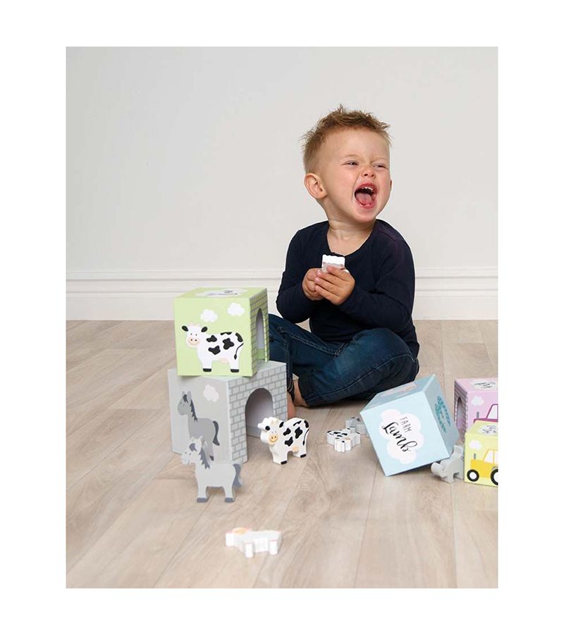 Jabadabado Στοιβαζόμενοι κύβοι Zωάκια από 2 ετών + JB-C2504