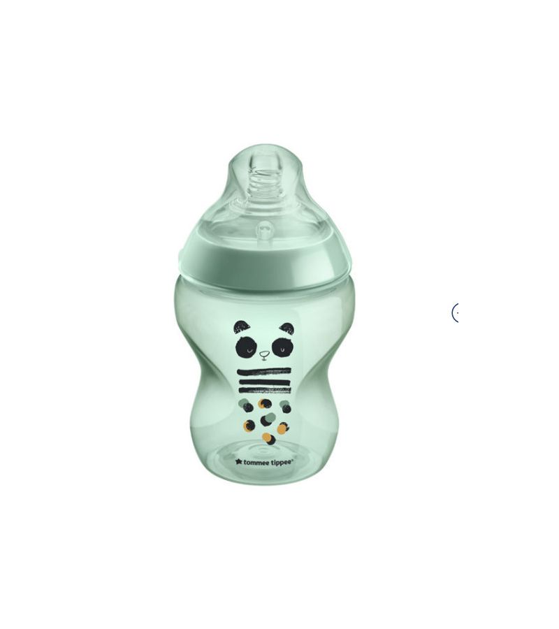 Πλαστικό Μπιμπερό Closer to nature μικρής ροής 260ml Panda TOMMEE TIPPEE 0m+ 42250105