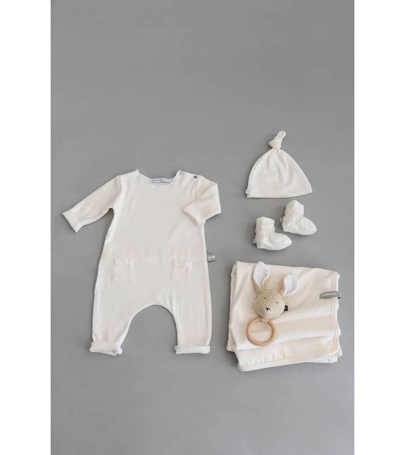 Κουβερτάκι από μπαμπού BAMBOOM Clinica neonato 75x100cm Panna 2140002