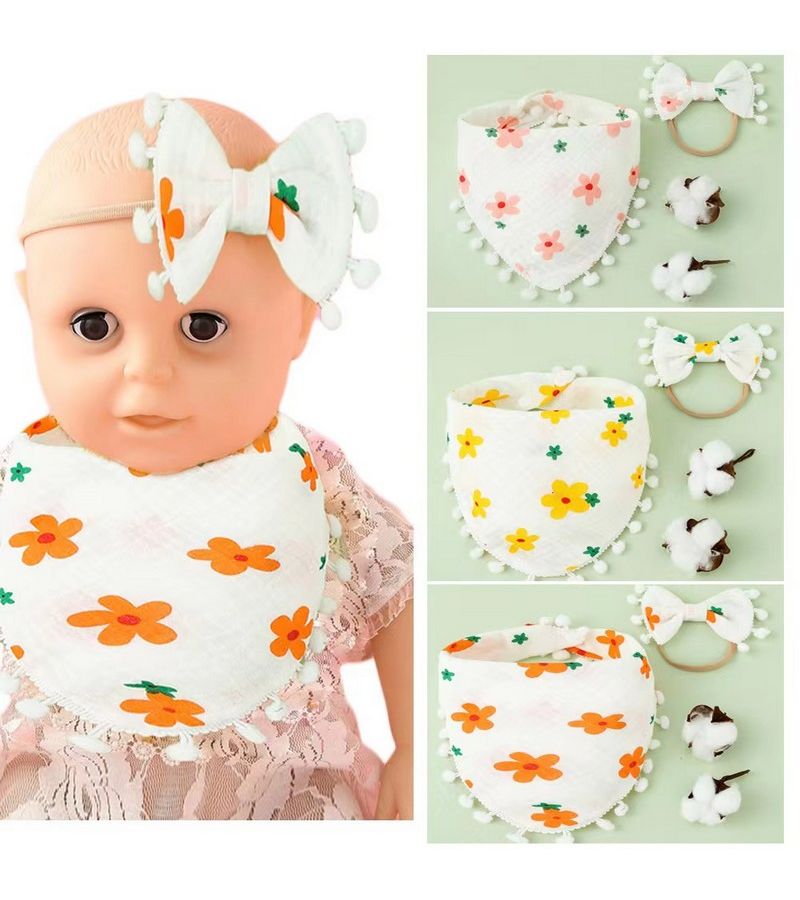 Σαλιάρα - Μπαντάνα Μουσελίνα με κορδέλα MORVEN 19x20 ΚΙΤΡΙΝΗ 22014-11 ΣΑ0003