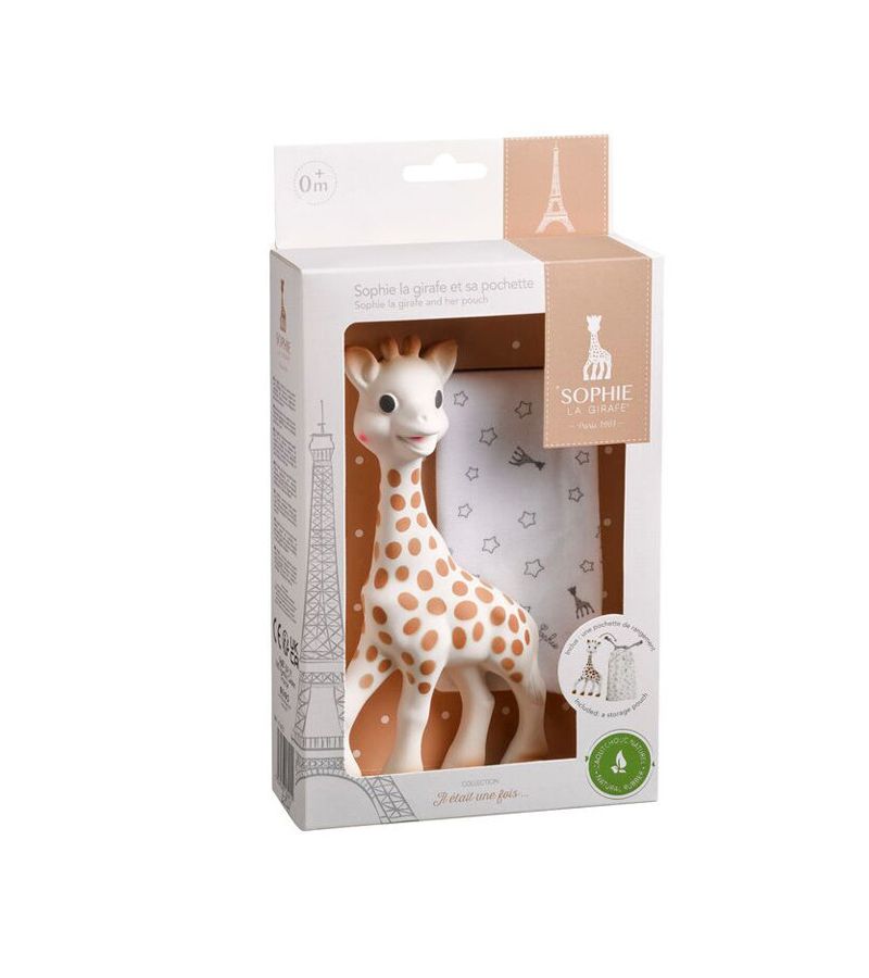 VULLI Sophie la girafe Μασητικό με θήκη αποθήκευσης
