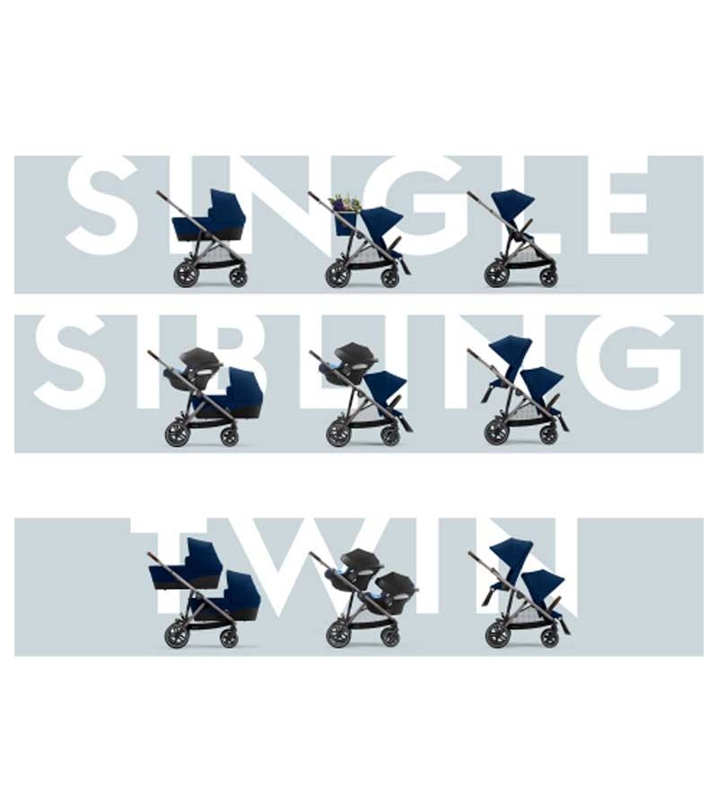Βρεφικό Καρότσι CYBEX Gazelle S TPE Chocolate Brown
