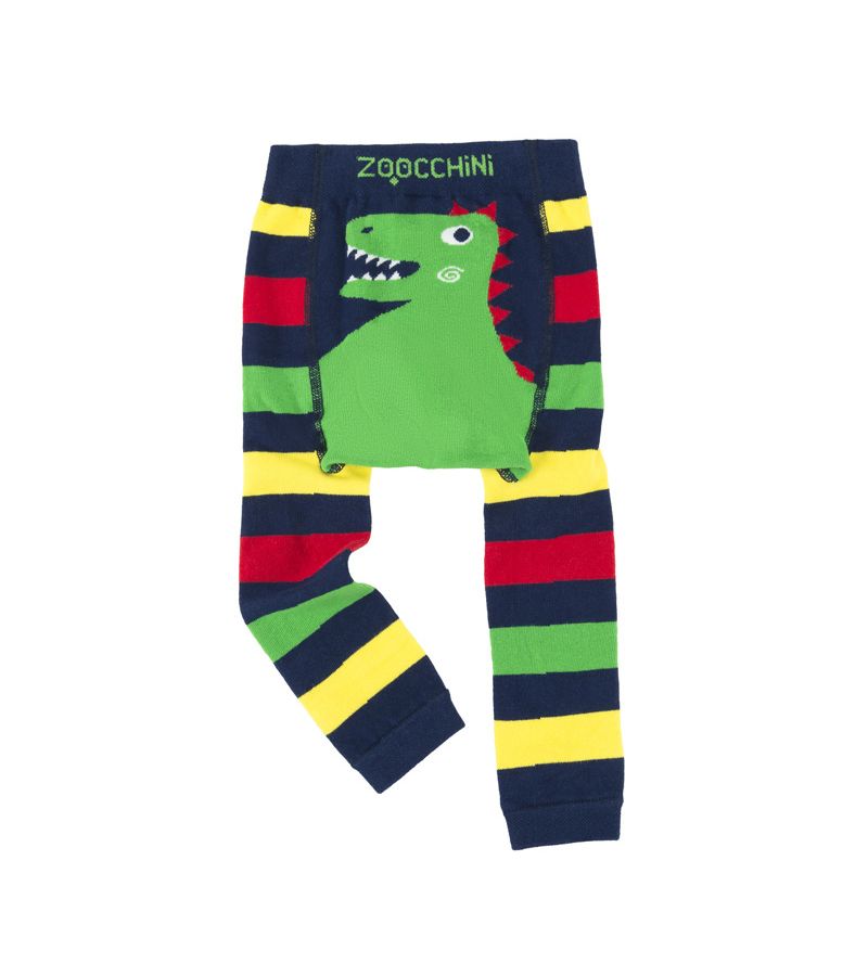 ZOOCCHINI Crawler Pants & Socks Set – Devin the Dinosaur