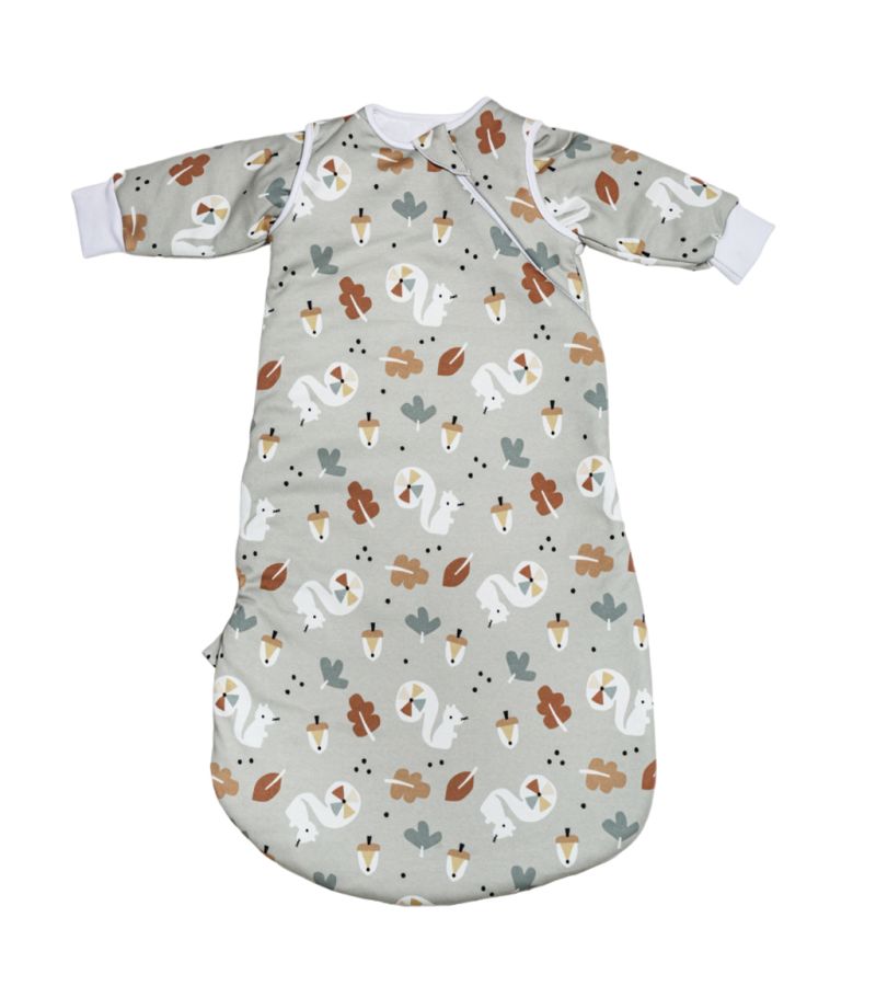 Υπνόσακος Φθινοπωρινός - Ανοιξιάτικος TENDER με αποσπώμενα μανίκια Marble 1 Tog Squirrel – Μέντα 2732-1