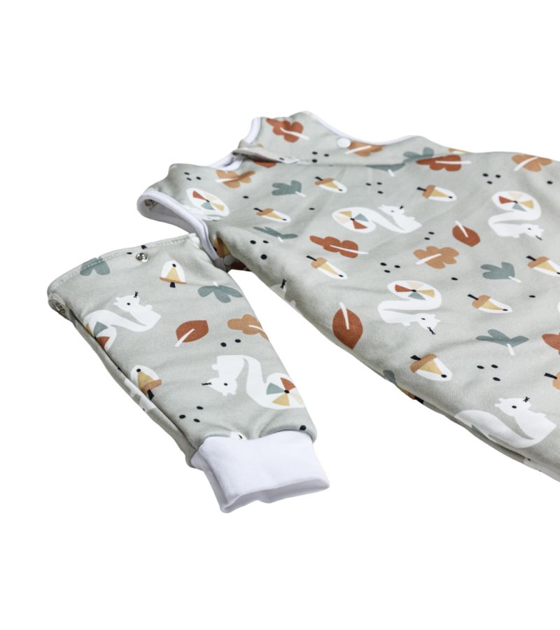 Υπνόσακος Φθινοπωρινός - Ανοιξιάτικος TENDER με αποσπώμενα μανίκια Marble 1 Tog Squirrel – Μέντα 2732-1