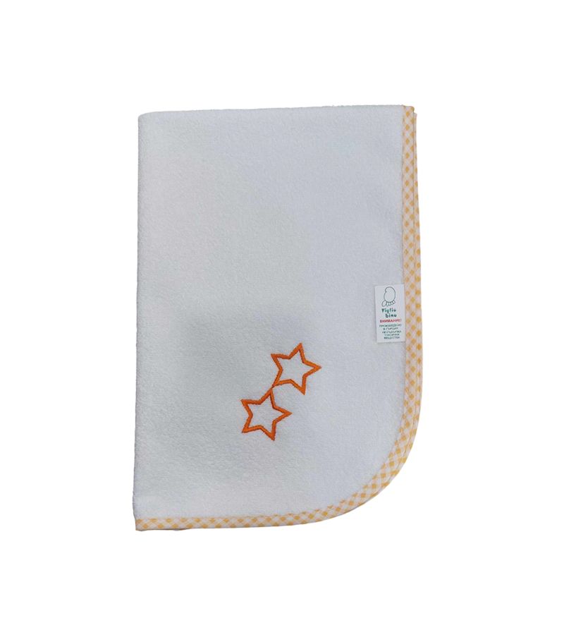 FIGLIO BIGNO Σελτεδάκι με σχέδιο Πορτοκαλί Αστέρια 30-46 (40x60)