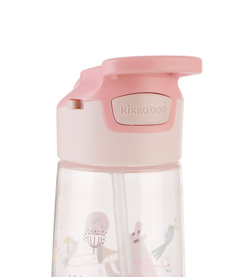 Παγούρι Με Στόμιο Σιλικόνης 12m+ KIKKABOO 450ml Music Fest Pink 31302030066