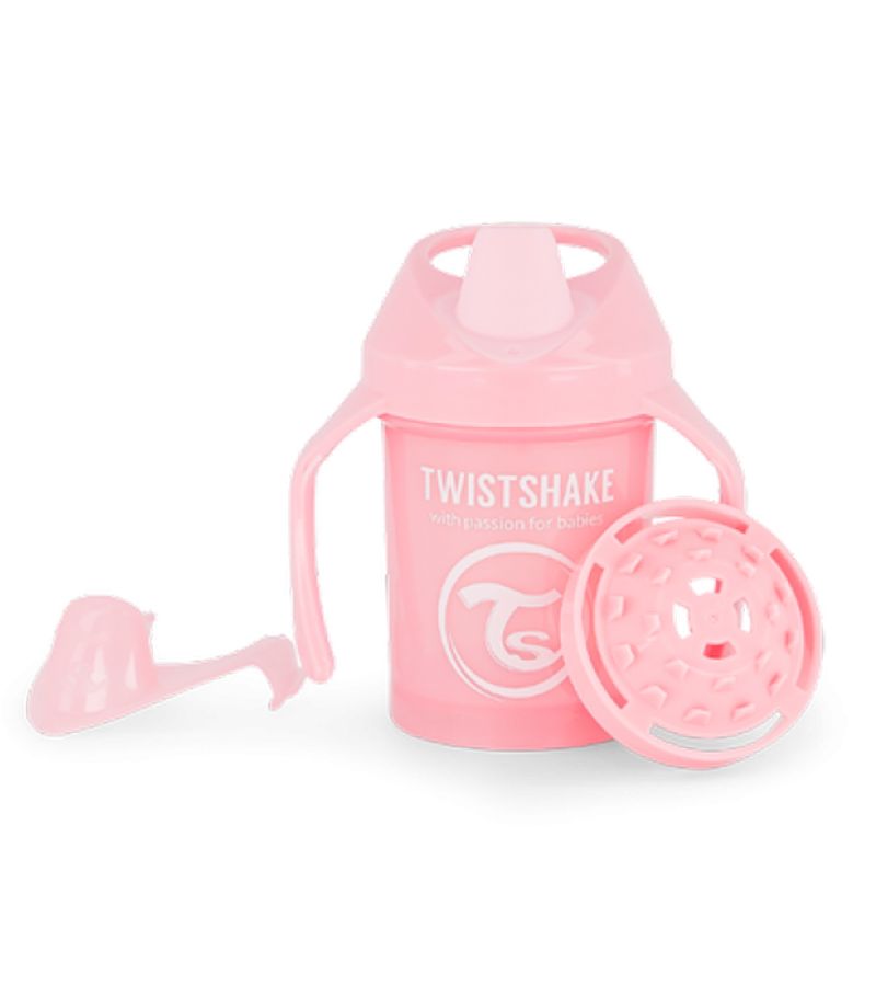Εκπαιδευτικό κύπελλο Mini Cup 230ml 4+ Μηνών TWISTSHAKE Pastel Pink 32-08-78267