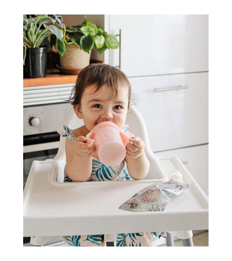 Εκπαιδευτικό κύπελλο Mini Cup 230ml 4+ Μηνών TWISTSHAKE Pastel Pink 32-08-78267