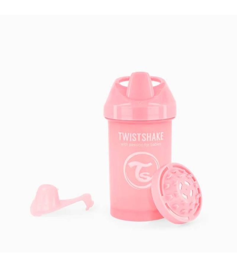 Εκπαιδευτικό κύπελλο Crawler Cup 300ml 8+ Μηνών TWISTSHAKE Pastel Pink 32-08-78273