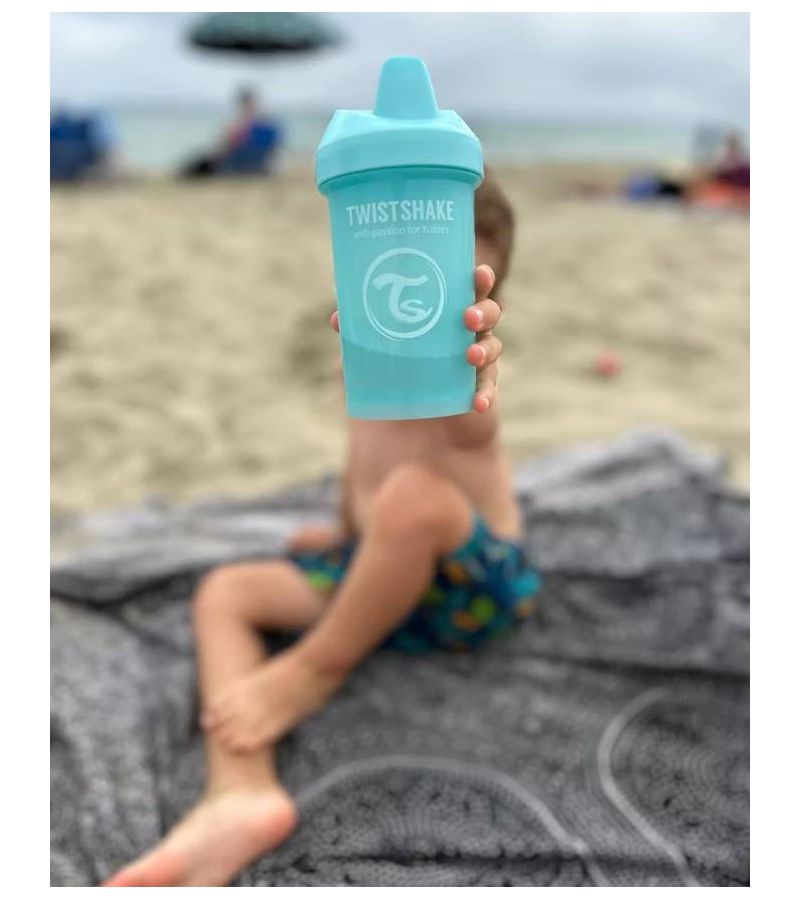Εκπαιδευτικό κύπελλο Crawler Cup 300ml 8+ Μηνών TWISTSHAKE Pastel Blue 32-08-78274