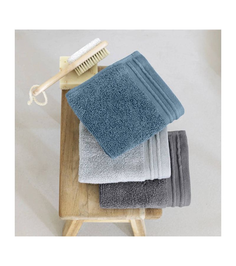 Βρεφικές Πετσέτες - Λαβέτες ώμου (Σετ 3τμχ) NIMA Breezy - Dark 30x30 32394