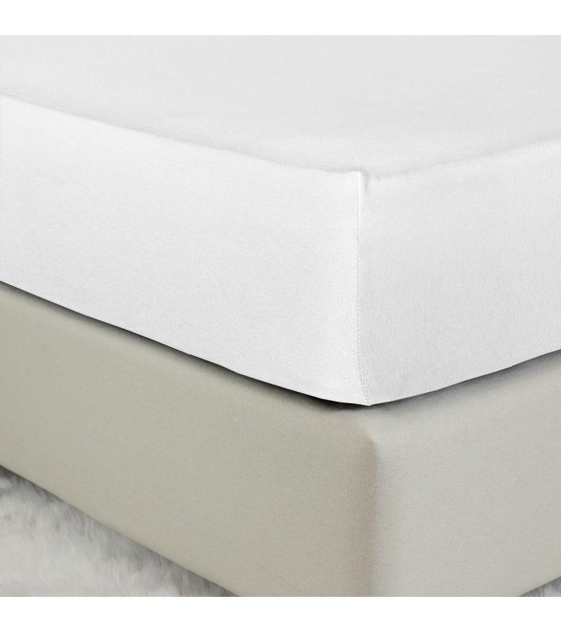Σεντόνι κούνιας με Λάστιχο 70x140+15 NIMA Baby Tender White 33919